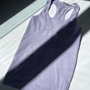 LuluLemon Lilac Swiftly Workout Tank